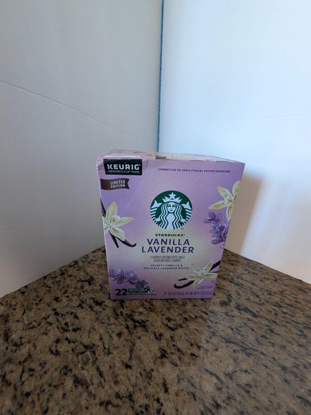 Starbucks K-Cup Coffee Pods, Vanilla Lavender - 22 Count Keurig Pods